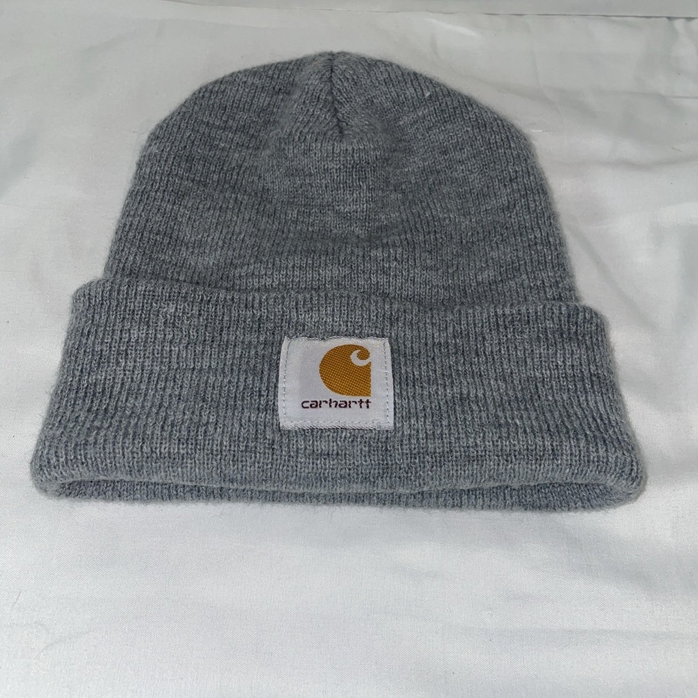 Carhartt A18 Acrylic Watch Hat Beanie Mens Heather Gray Knit Cap A18-HGY OSFM